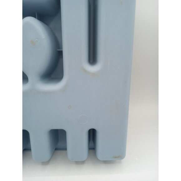 Rubbermaid Blue Plastic Cutlery Organizer Tray Many Compartments Vintage 2921-7 - Picture 12 of 14